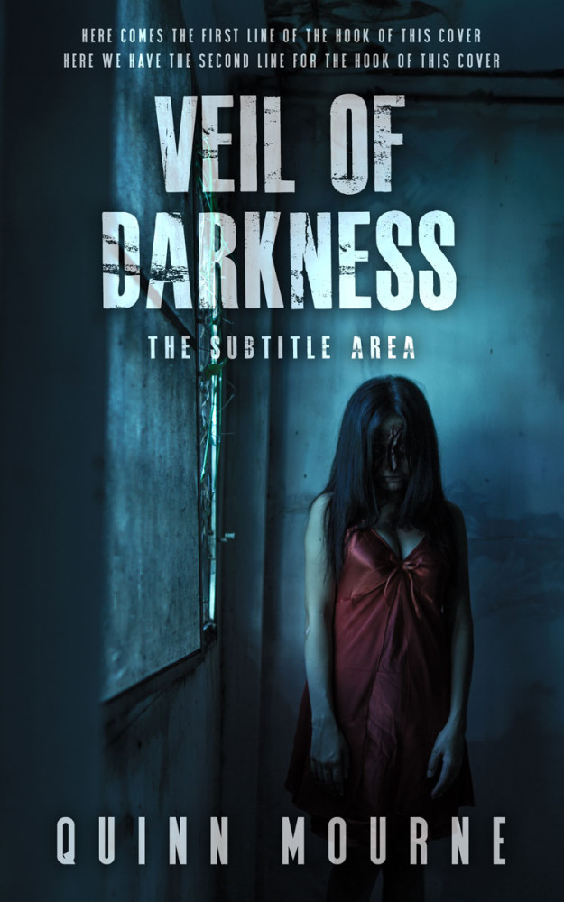 Front view of Mirage #30023 - Premade Horror Book Cover