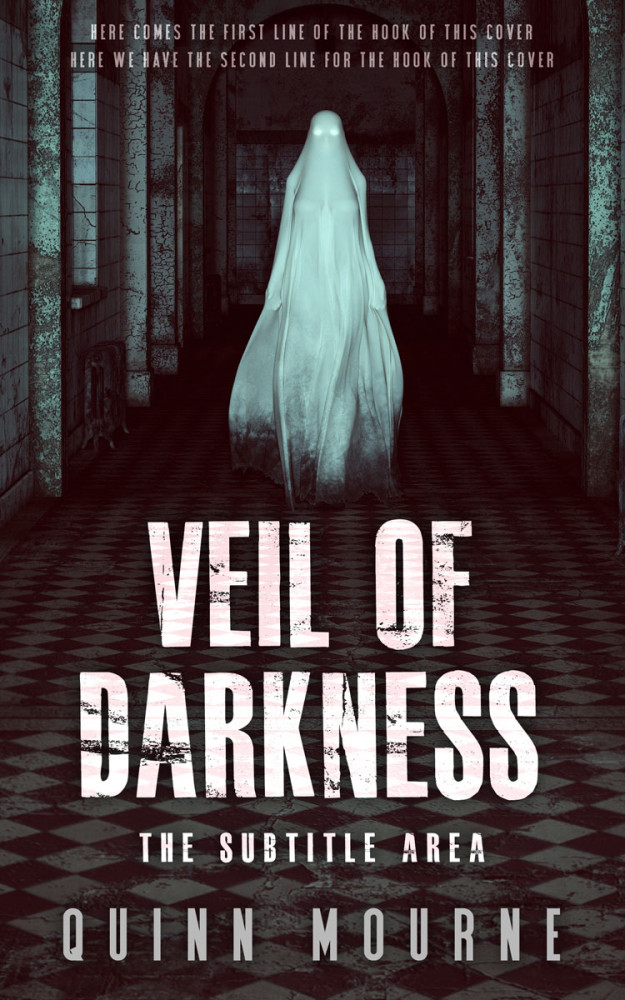 Front view of Cocoa Brown #30027 - Premade Horror Book Cover