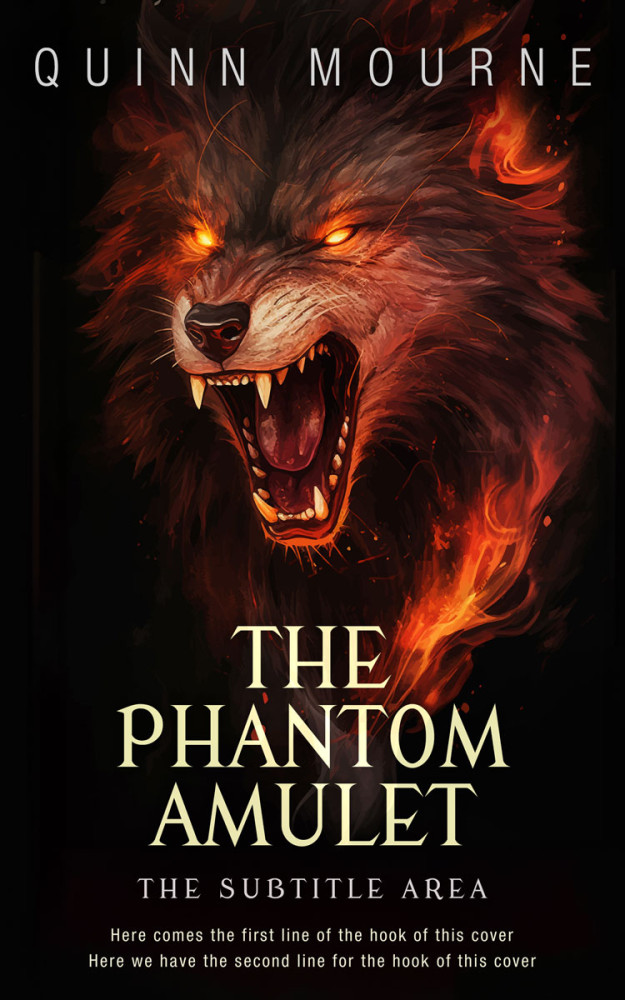 Front view of Asphalt #30040 - Premade Fantasy Book Cover | BookCoverZone