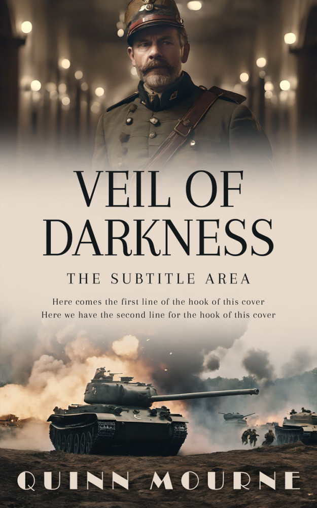 Front view of Soft Amber #30045 - Premade Historical Book Cover