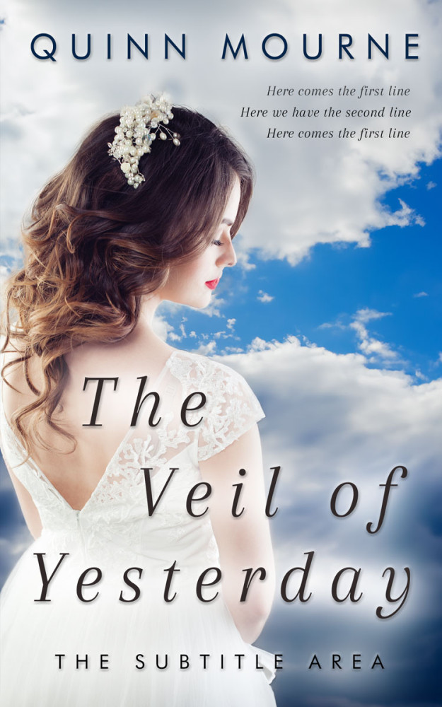 Front view of Quill Gray #30065 - Premade Historical Book Cover