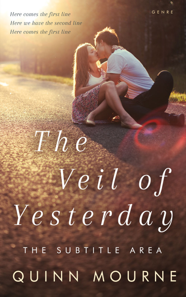 Front view of Saddle #30071 - Premade Romance Book Cover