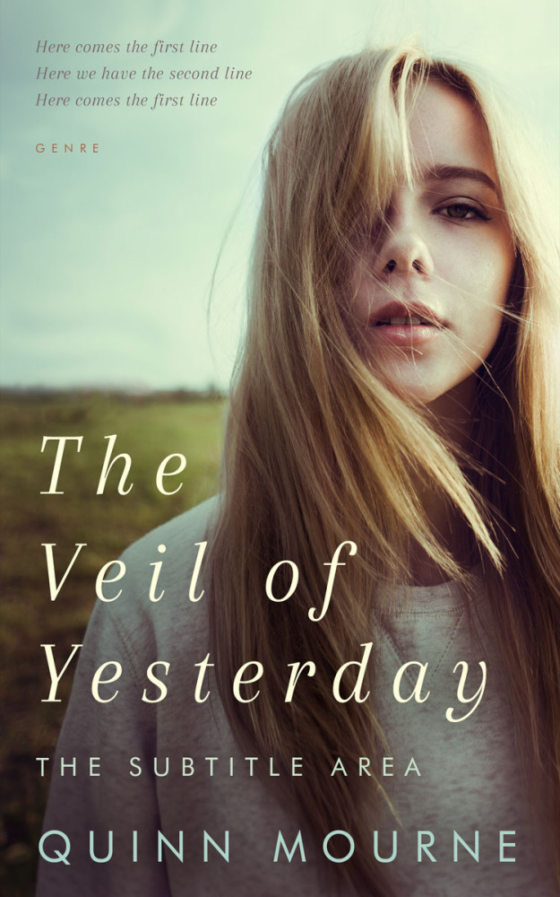 Front view of Taupe #30075 - Premade Romance Book Cover