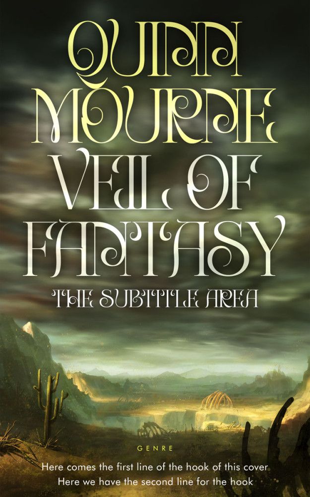 Front view of Rangitoto #30082 - Premade Fantasy Book Cover