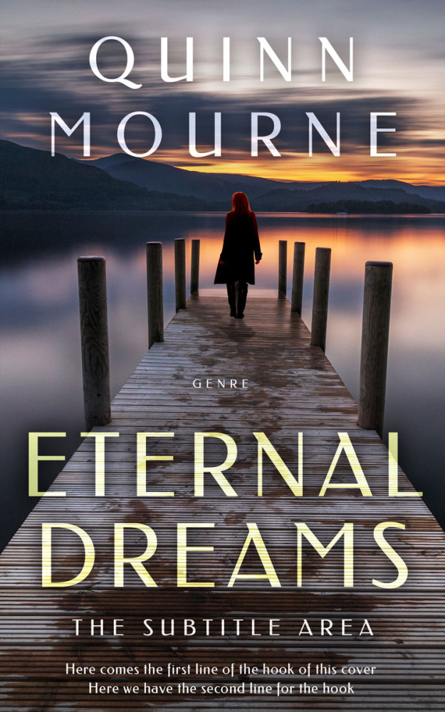 Front view of Ship Gray #30130 - Premade Literary Fiction Book Cover