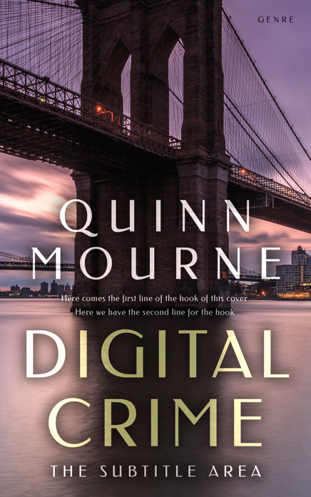 Front view of Thunder #30145 - Premade Mystery & Thriller & Suspense Book Cover