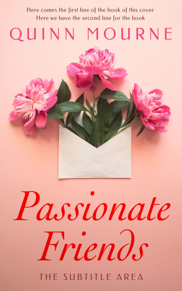 Front view of Mandys Pink #30150 - Premade Romance Book Cover