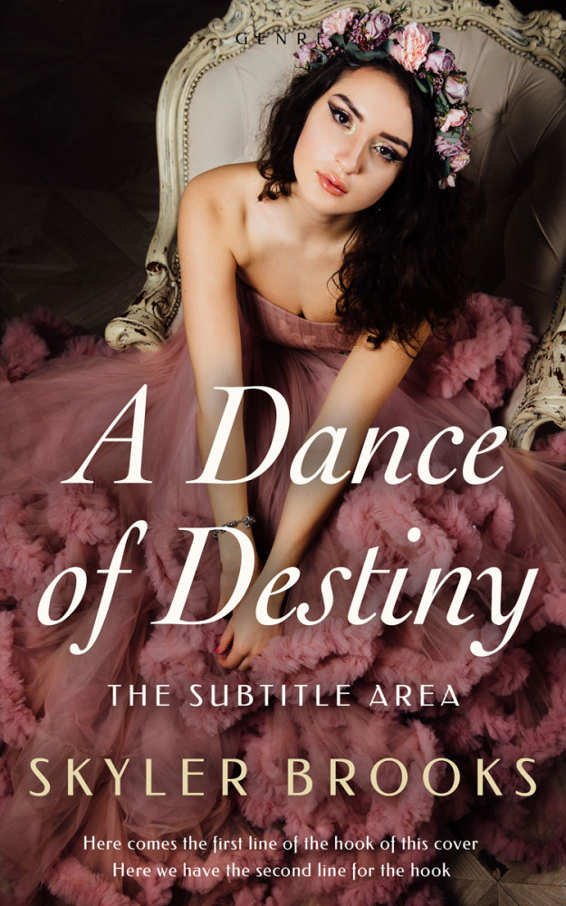 Front view of Crater Brown #30167 - Premade Chick Lit Book Cover