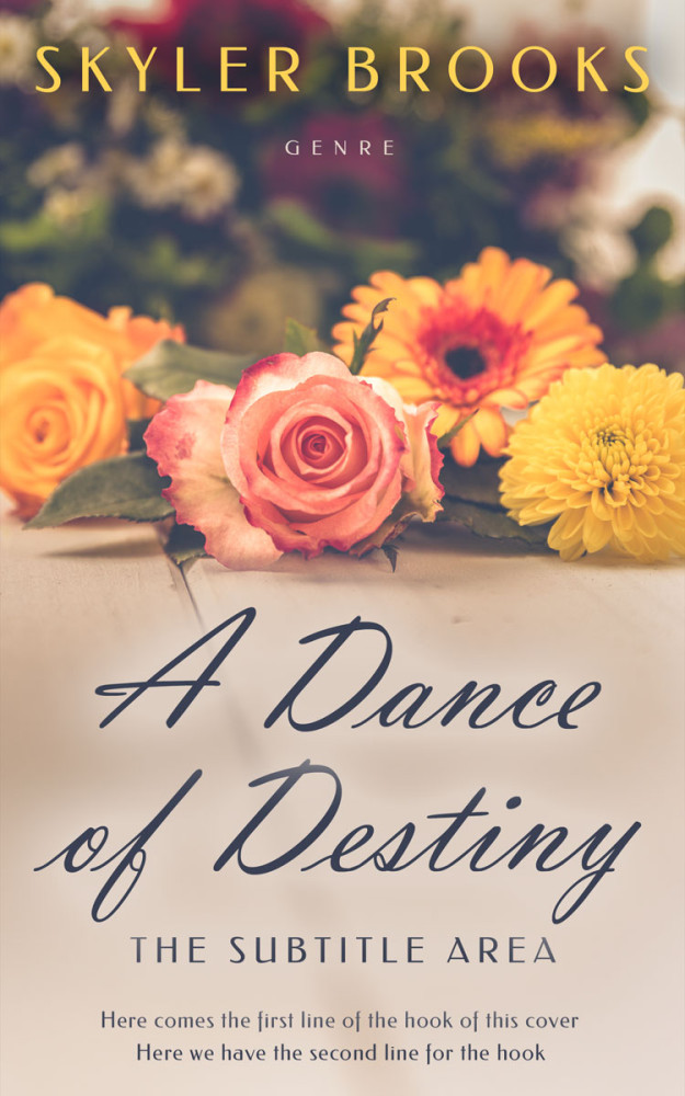 Front view of Tan #30169 - Premade Romance Book Cover