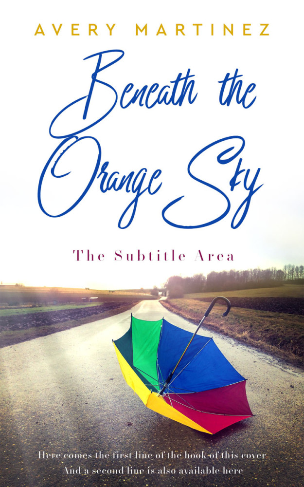 Front view of Scarpa Flow #30248 - Premade Literary Fiction Book Cover