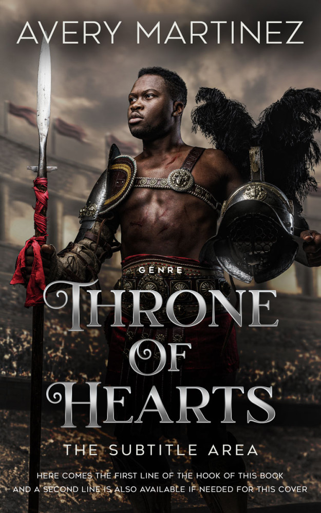 Front view of Zeus #30278 - Premade Fantasy Book Cover