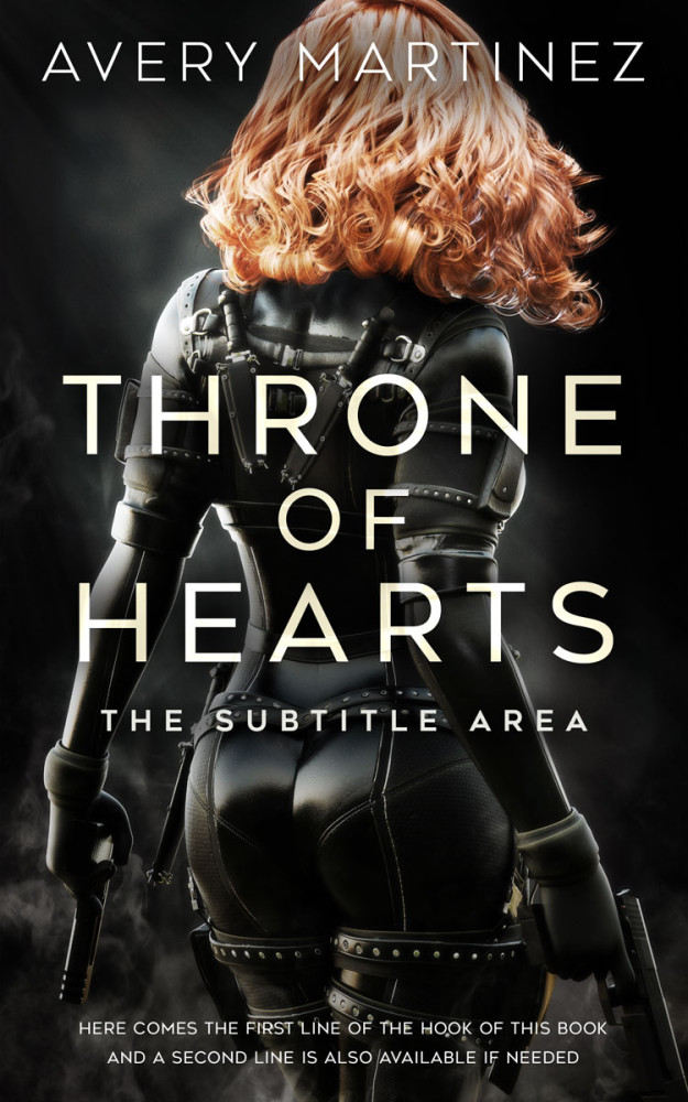 Front view of Cod Gray #30285 - Premade Mystery & Thriller & Suspense Book Cover