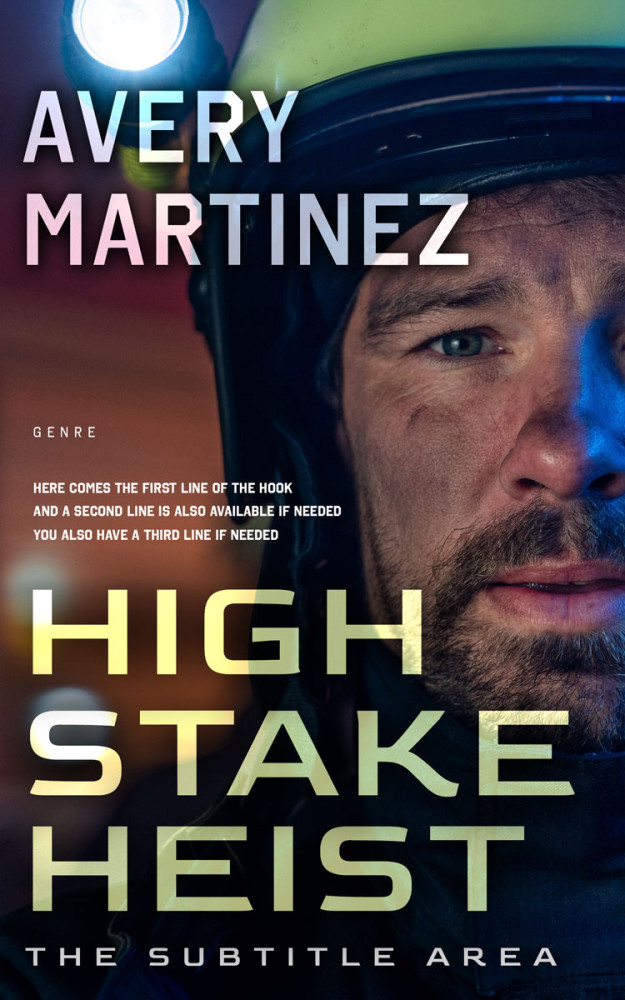 Front view of Cinder #30306 - Premade Action & Adventure Book Cover