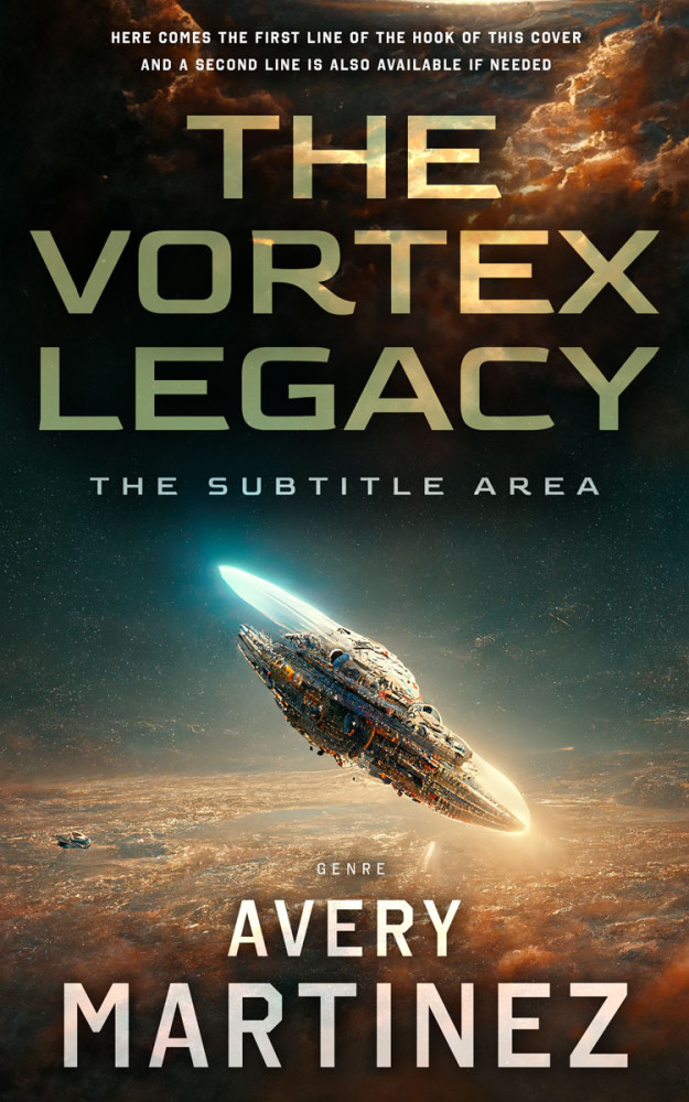 Front view of Sorrell Brown #30315 - Premade Science Fiction Book Cover