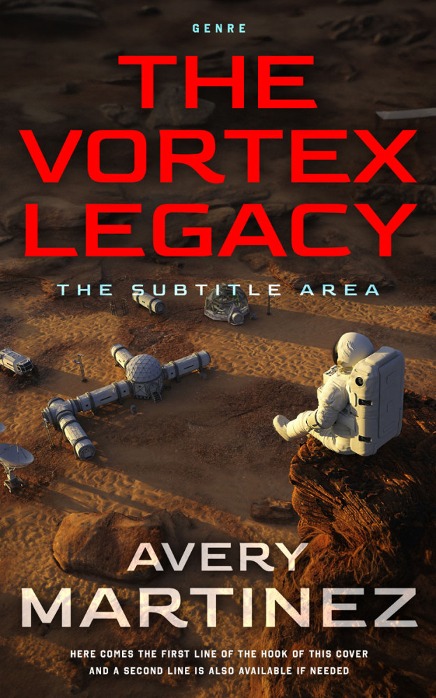 Front view of Oil #30329 - Premade Science Fiction Book Cover