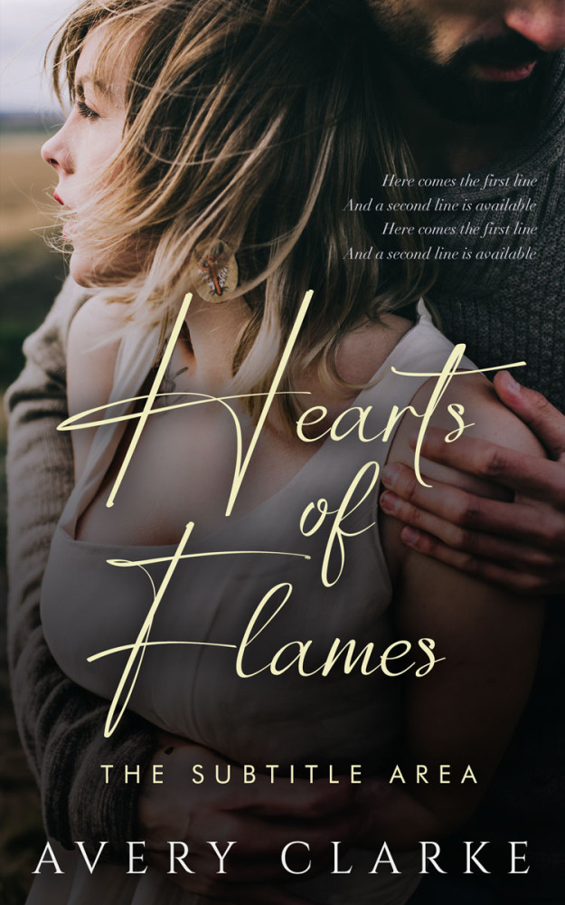 Front view of Tuatara #30377 - Premade Romance Book Cover