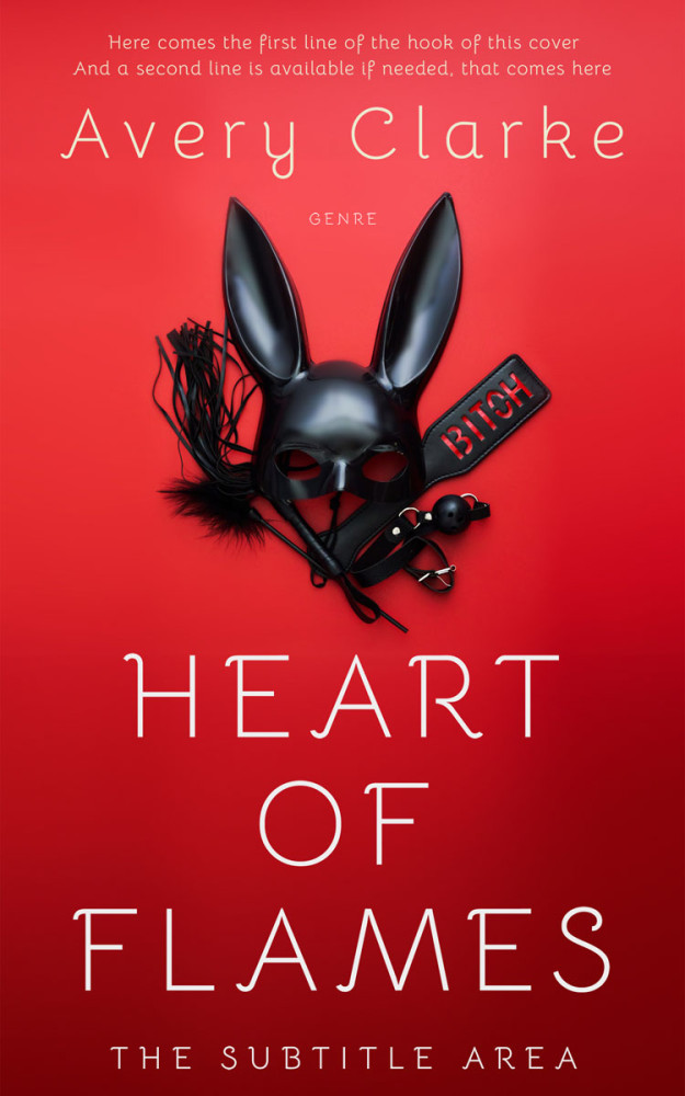 Front view of Brick Red #30422 - Premade Erotica Book Cover