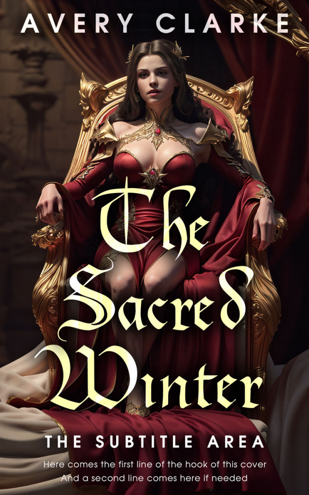 Front view of Night Rider #30460 - Premade Fantasy Book Cover