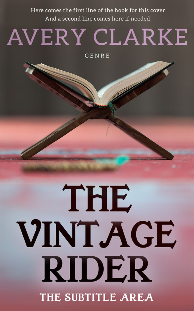 Front view of Bazaar #30487 - Premade Religion & Spirituality Book Cover