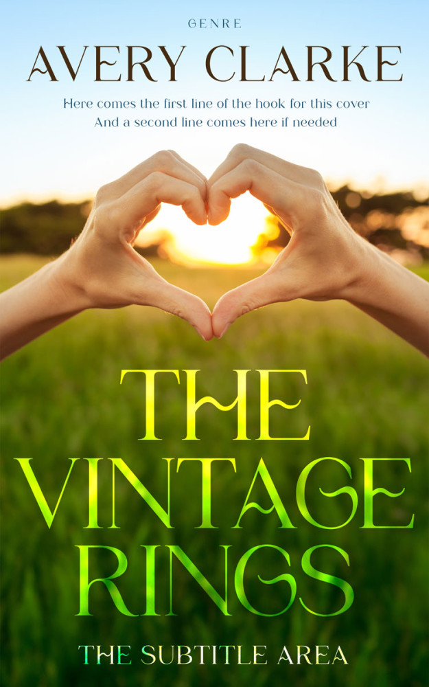 Front view of Tana #30497 - Premade Romance Book Cover