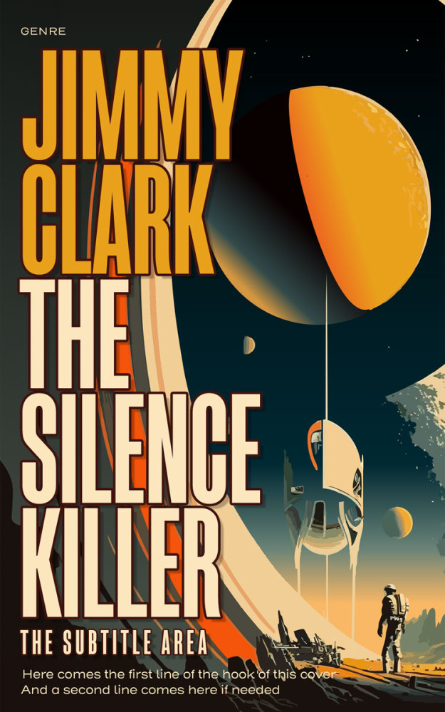 Front view of Heavy Metal #30594 - Premade Mystery & Thriller & Suspense Book Cover