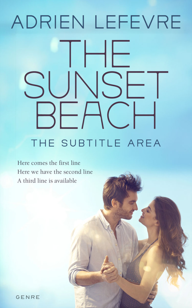 Front view of Regent St Blue #30630 - Premade Romance Book Cover