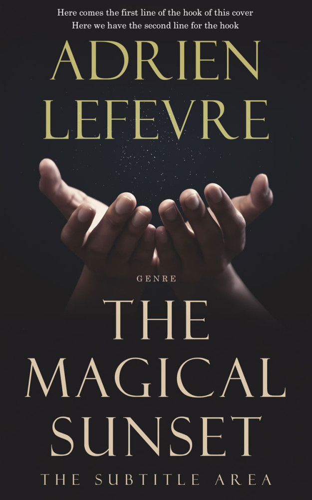 Front view of Thunder #30654 - Premade Religion & Spirituality Book Cover