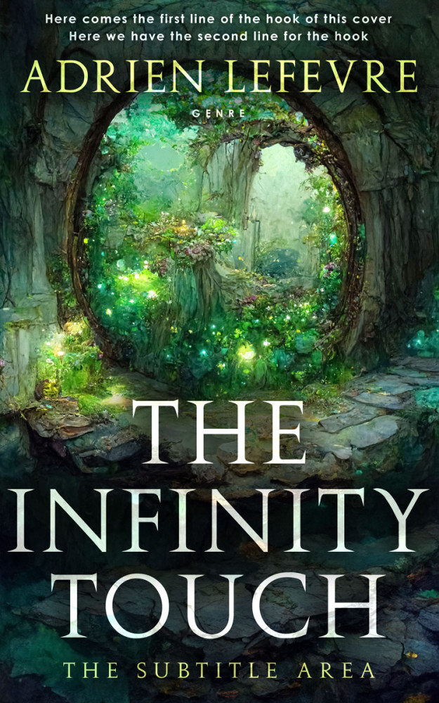 Front view of Green Kelp #30687 - Premade Fantasy Book Cover