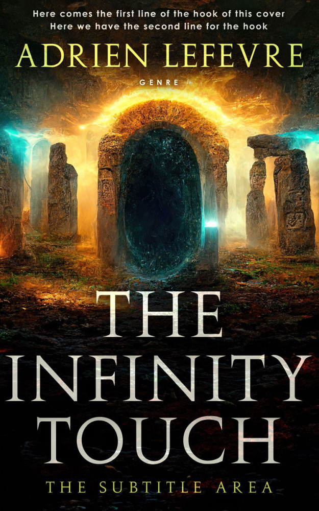 Front view of Laser #30688 - Premade Fantasy Book Cover