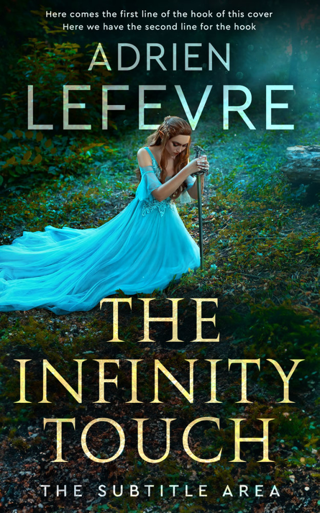 Front view of Racing Green #30701 - Premade Fantasy Book Cover