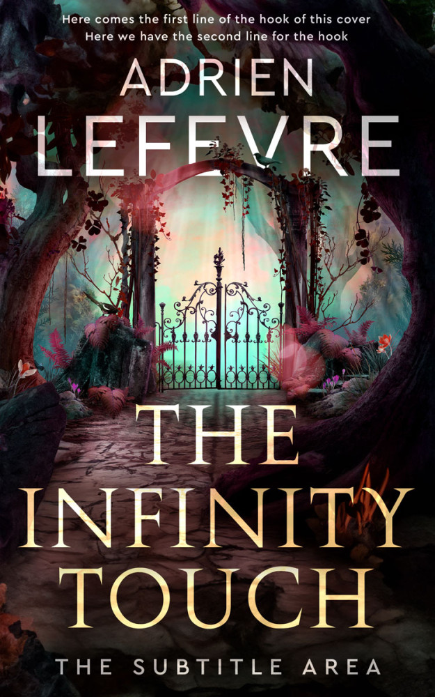 Front view of Cocoa Brown #30704 - Premade Fantasy Book Cover