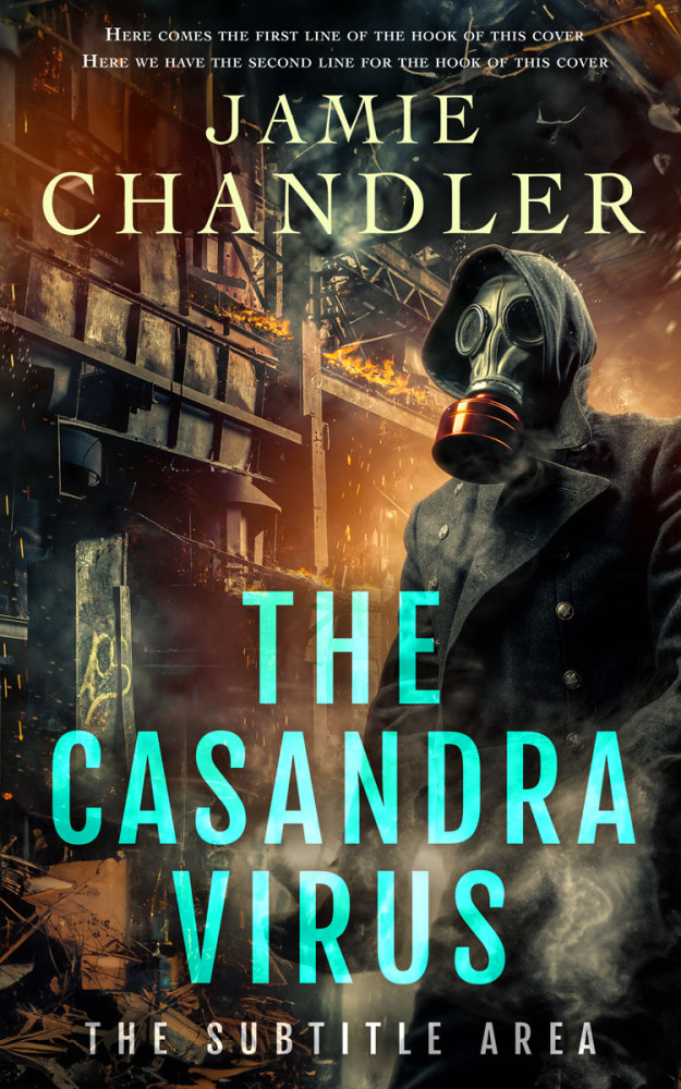 Front view of Zeus #30774 - Premade Apocalyptica Book Cover