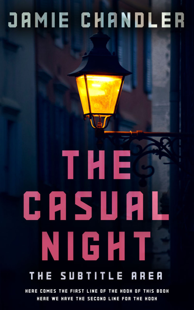 Front view of Ebony #30829 - Premade Mystery & Thriller & Suspense Book Cover