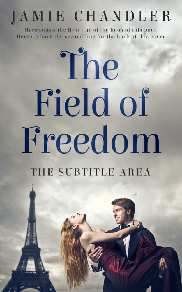 Front view of Gray Nickel #30889 - Premade Romance Book Cover