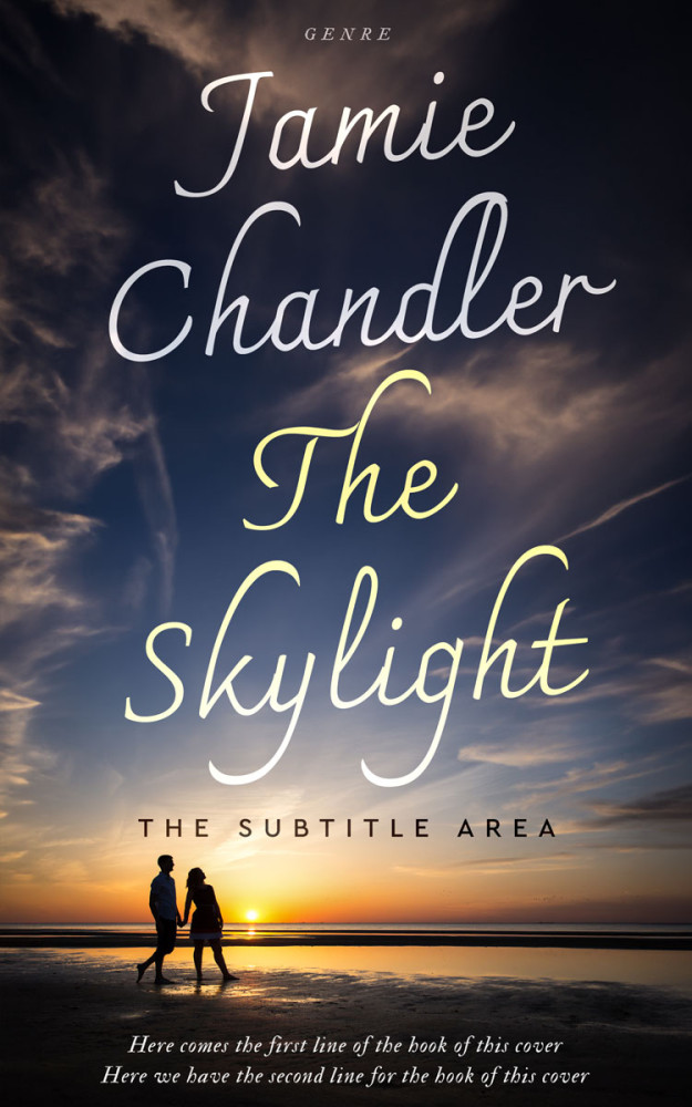 Front view of Charade #31012 - Premade Romance Book Cover