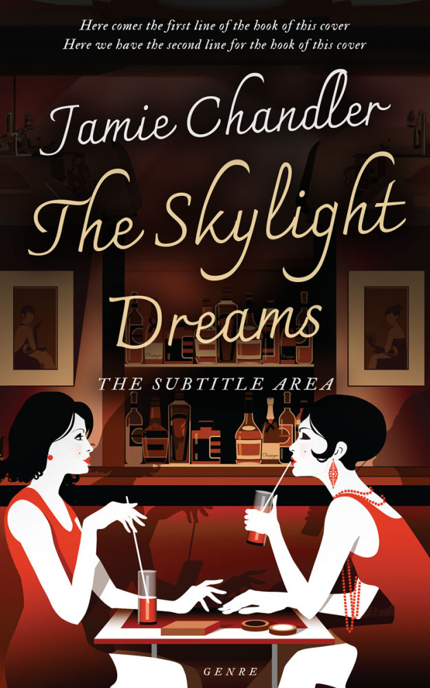 Front view of My Pink #31014 - Premade Literary Fiction Book Cover