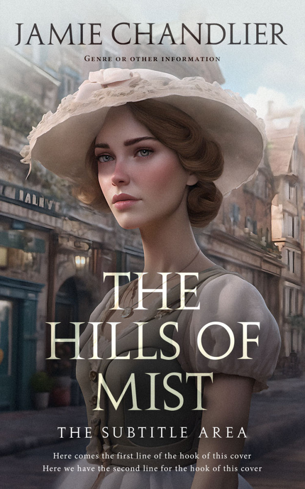 Front view of Masala #31077 - Premade Historical Book Cover