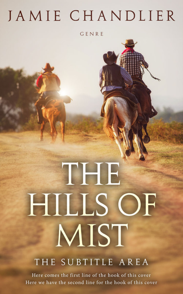 Front view of Driftwood #31091 - Premade Action & Adventure Book Cover