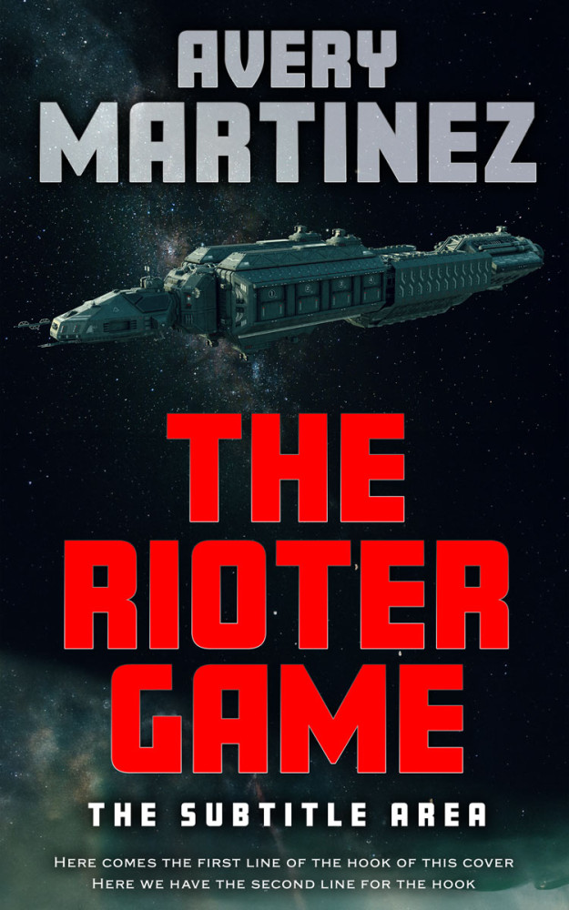 Front view of Punch #31253 - Premade Science Fiction Book Cover