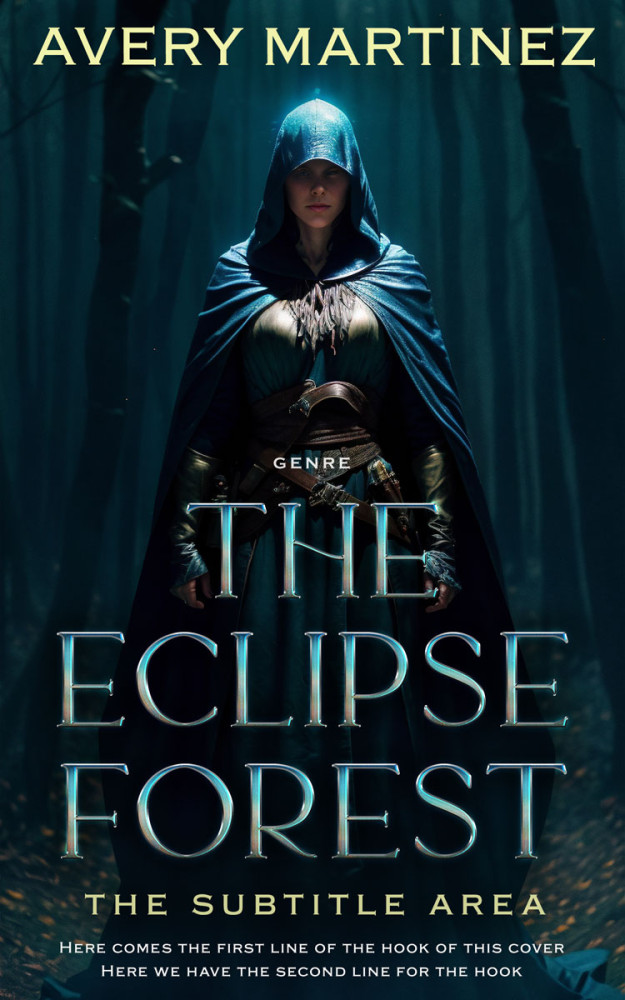 Front view of Firefly #31268 - Premade Fantasy Book Cover