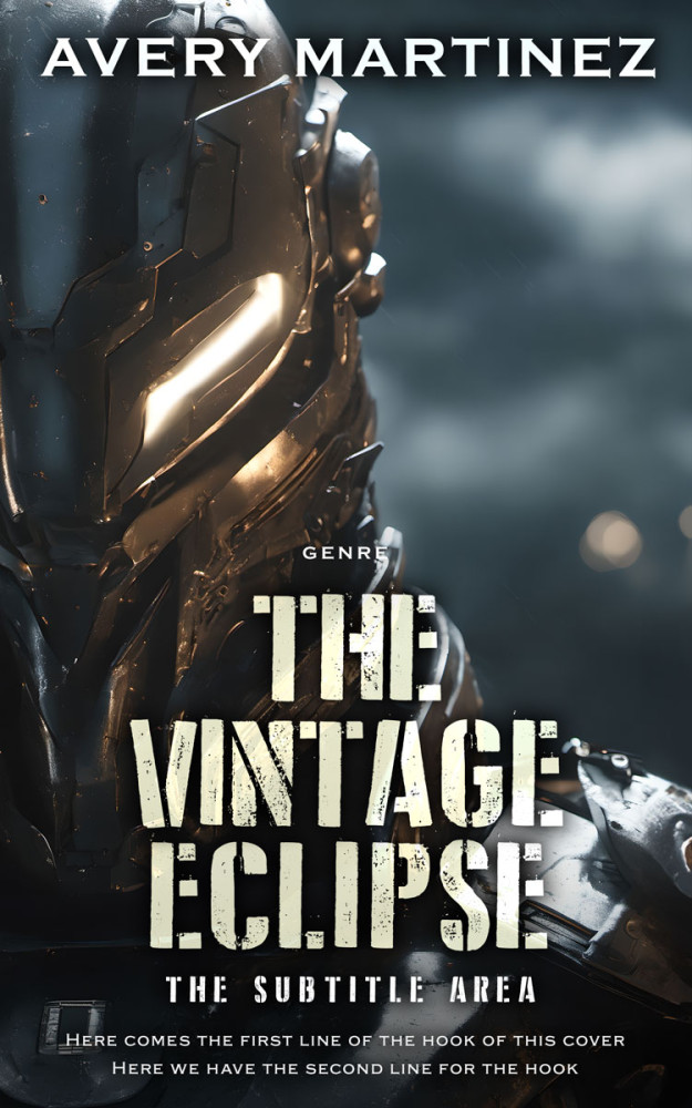 Front view of Outer Space #31281 - Premade Science Fiction Book Cover