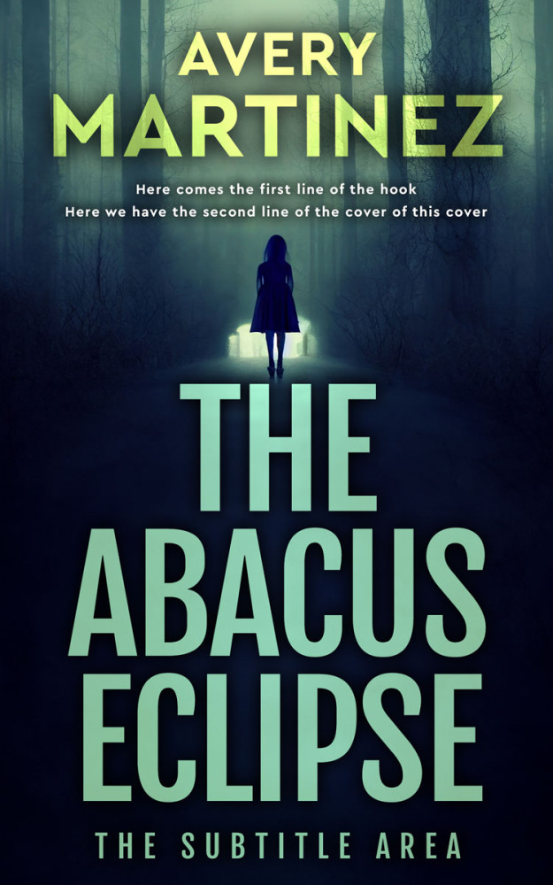 Front view of Moss Green #31289 - Premade Mystery & Thriller & Suspense Book Cover