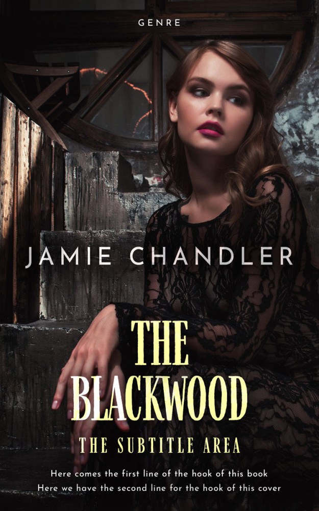 Front view of Cod Gray #31347 - Premade Mystery & Thriller & Suspense Book Cover