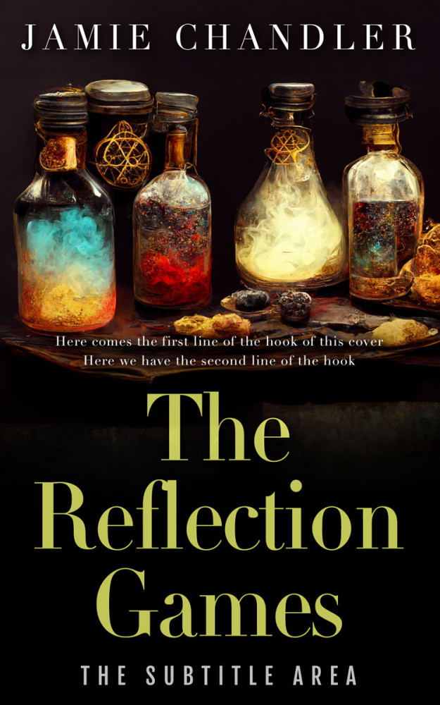 Front view of Laser #31528 - Premade Fantasy Book Cover