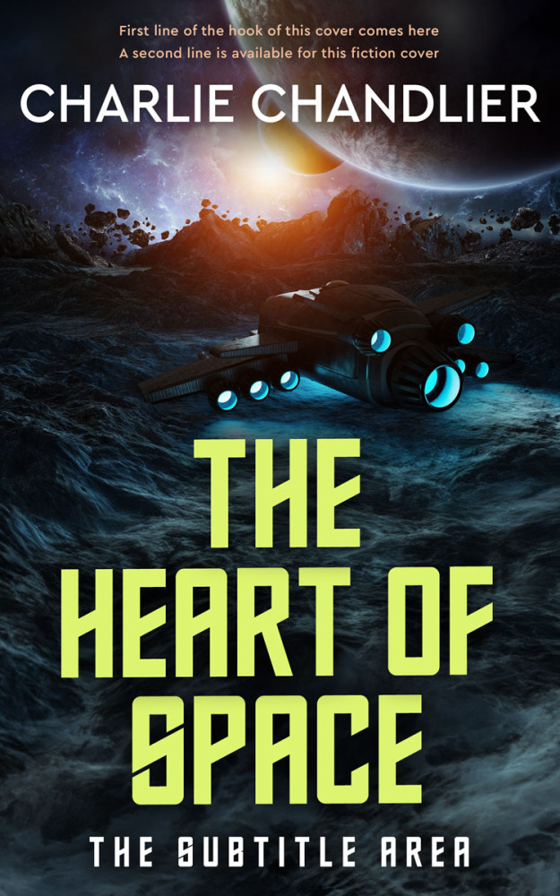 Front view of Shark #31623 - Premade Science Fiction Book Cover