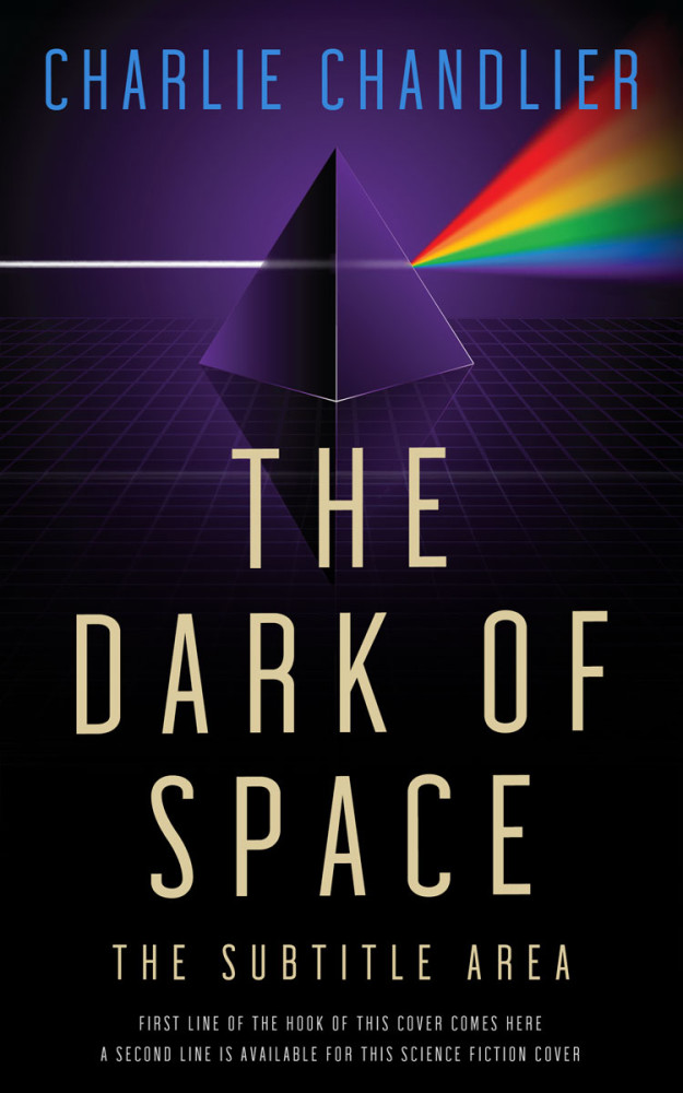 Front view of Ebony #31635 - Premade Abstract Book Cover