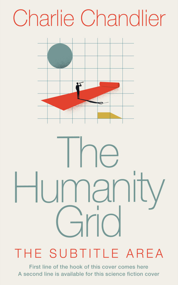 Front view of White Rock #31659 - Premade Business Book Cover