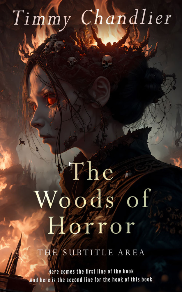 Front view of Gondola #31715 - Premade Fantasy Book Cover