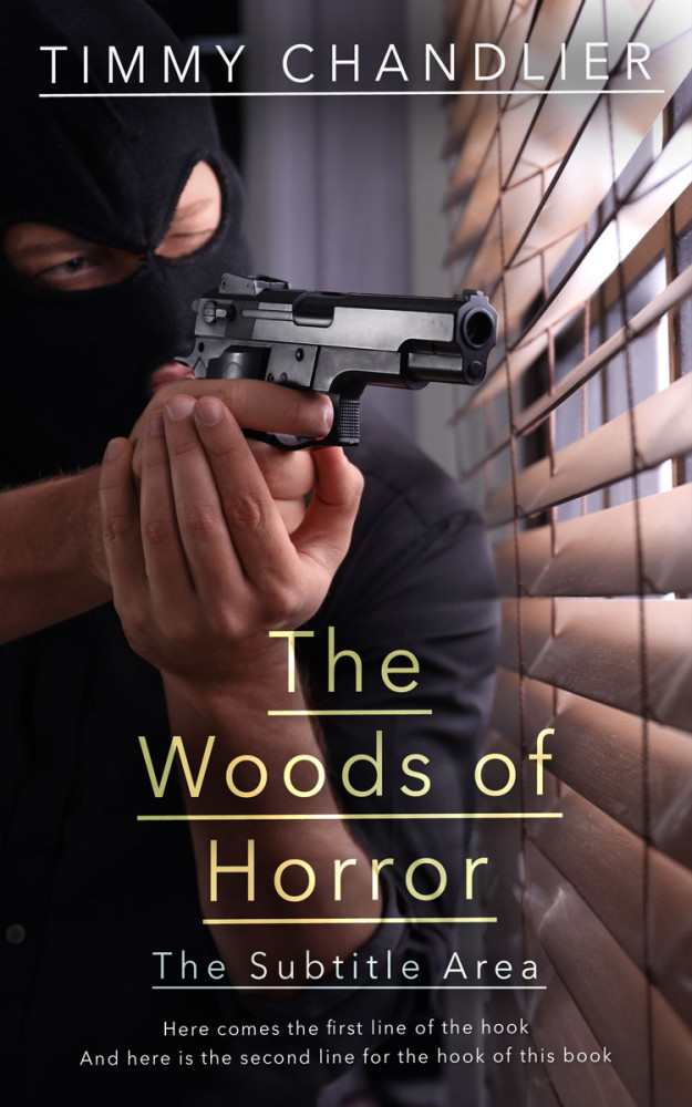 Front view of Thunder #31735 - Premade Mystery & Thriller & Suspense Book Cover