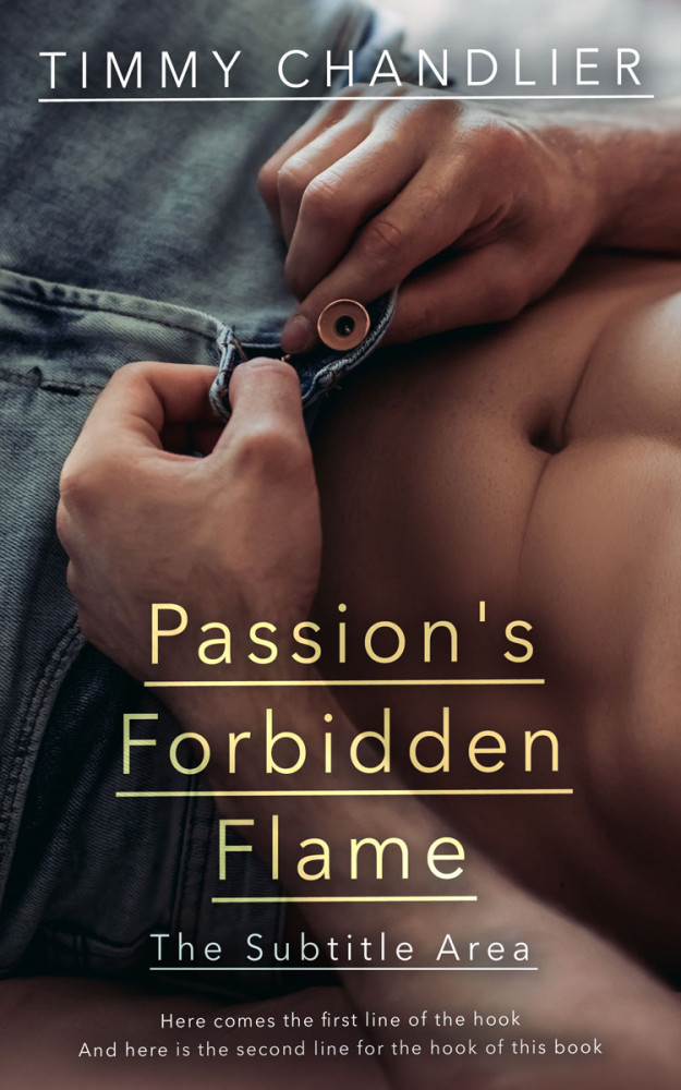 Front view of Woody Brown #31744 - Premade Erotica Book Cover